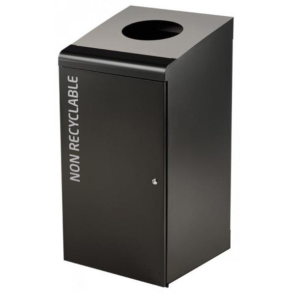 Borne de tri sélectif 120 litres - Tripoz - couvercle pour déchets divers - 4 modèles disponibles - Rossignol_0