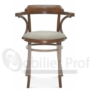 Chaise en bois avec accoudoirs B-1110 - idéale pour restaurants, bars et brasseries_0