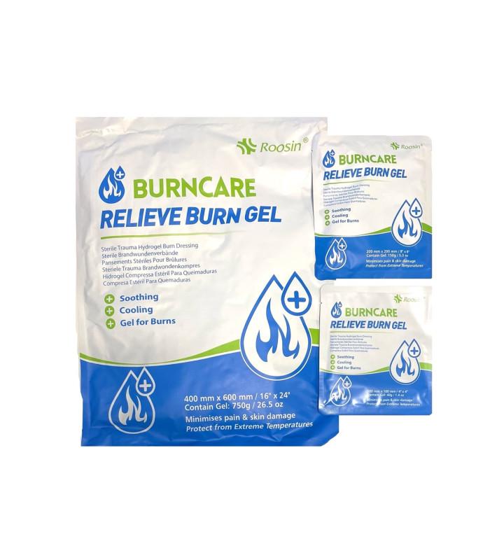 Compresse brûlure Burncare - 10x10 cm - stérile et non-tissé avec gel apaisant_0