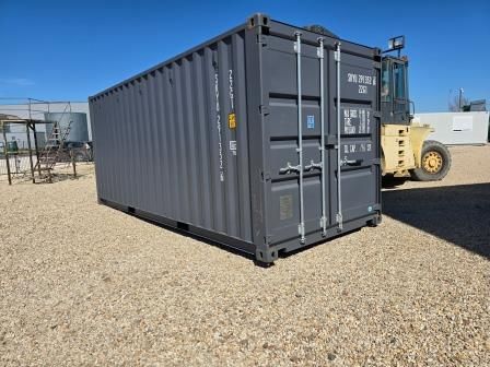 Container 20 pieds état neuf gris anthracite ref : W03002404001 - dabert citernes_0