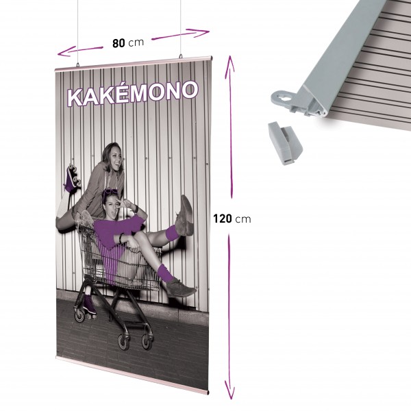 Kakémono 80x120cm - Simple et léger pour stand ou PLV_0