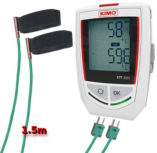 Kit ecs: kit d'enregistrement des températures aller-retour des chauffages - KIMKITECS_0