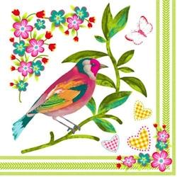 Papstar Serviettes, 3 plis pliage 1/4 33 cm x 33 cm 