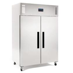 Polar Congélateur inox PRO 1200 Litres 2 portes GN 2/1, 700 W, 220 V - MONO - argenté inox G595_0