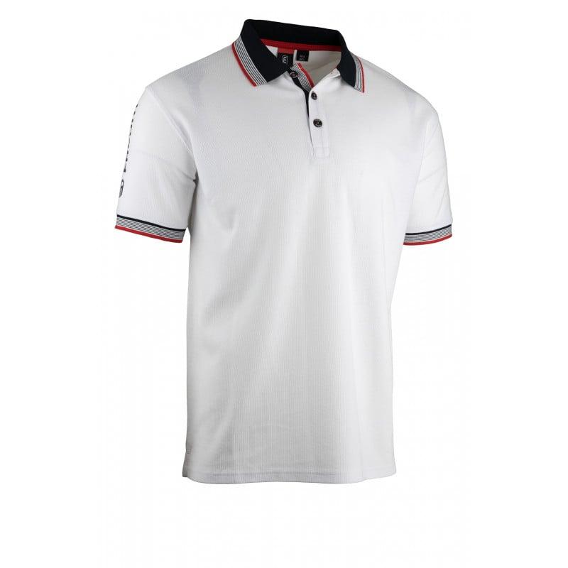 Polo homme manches courtes blanc - BOARD - FACOM | FXWW9020E - maille piquée 230g/m2 - 50% coton, 50% polyester_0