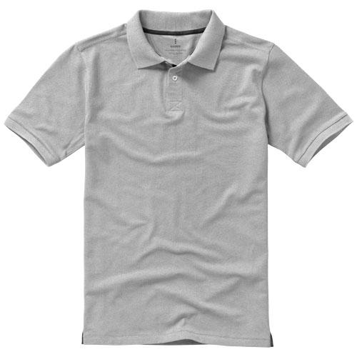 Polo manches courtes pour homme Calgary 38080963 - maille piquée 100% coton 200 g/m² - col et poignets en côte tricot plat_0