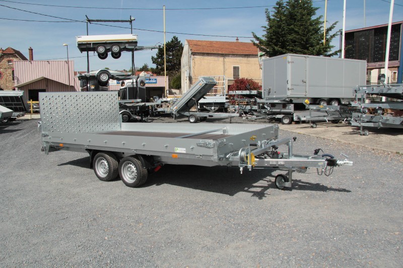 Remorque plateau basculant - Humbaur MTK Allconfort 8029 - Qualité professionnelle, PTAC jusqu'à 3500 kg_0