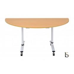 Table de réunion demi-lune sur roulettes - complément pour table HV3_0