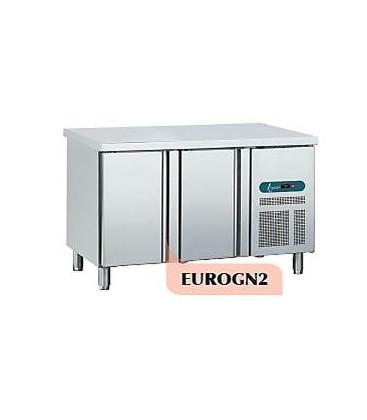 Table inox réfrigérée positive - 2, 3 ou 4 portes - Gastronom GN 1/1 - Acier AISI 304_0