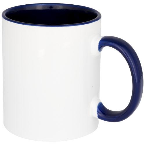 Tasse Pix de 330 ml - Style pop - Céramique avec revêtement pour marquage sublimation - Intérieur et anse colorés - Réf : 10052201_0