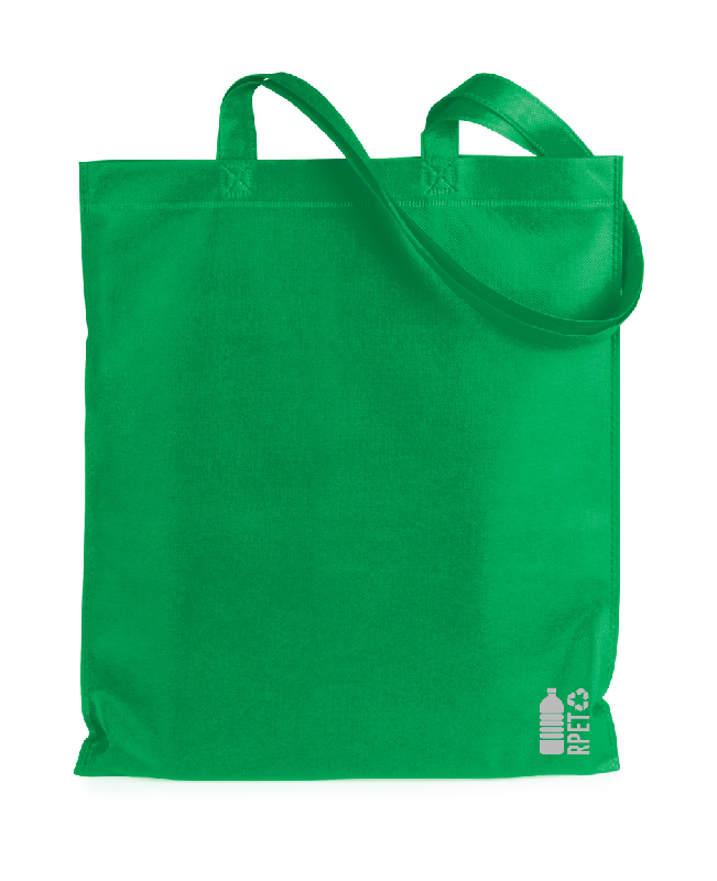 Tote bag en RPET - Non tissé - 70 g/m² - Anses longues - Labélisé RPET_0