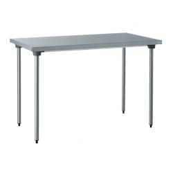 Tournus Table de travail en acier inoxydable, dim 1000 x 700 x 900 mm Épaisseur du plateau en acier inoxydable 1,2mm - inox 3660171032797_0
