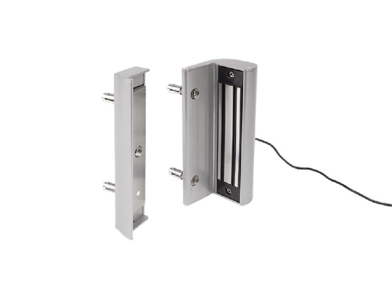 Ventouse électromagnétique 300kg 12/24VDC argent - Locinox - aluminium thermolaqué - p00009790-silv - 585541_0