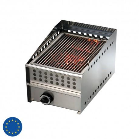 Grill viande professionnel gaz Sofraca - Wood Steak Grill avec système charcoal et pierres réfractaires_0