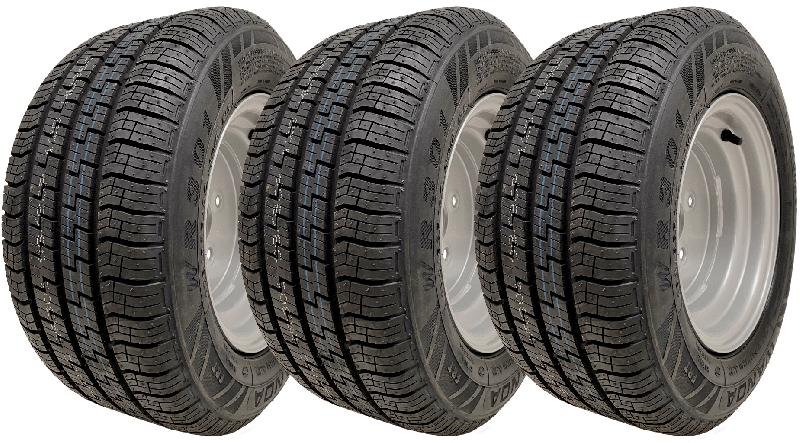 195/55R10C Wanda WR301 Roues de remorque 4 x 100 PCD Haute Vitesse 750kgs (Lot de 3)_0
