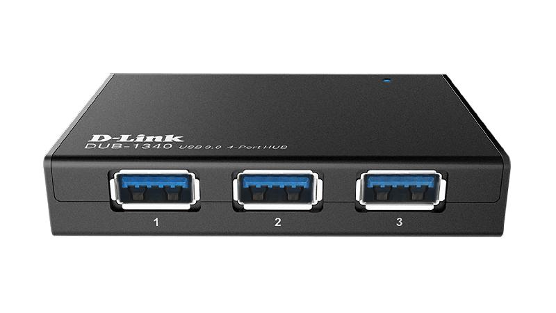 D-LINK DUB-1340 - Hub USB 3.0 SuperSpeed 4 ports - Noir - Compatible Windows/Linux/Mac_0