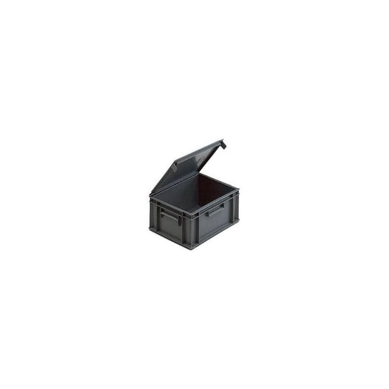 Bac gerbable avec couvercle solidaire 15L - Allibert 21C27 - Dimensions 400x300x186 mm_0