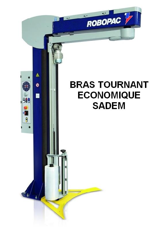 Bras tournant économique - film pré-étiré - gain de productivité et réduction des TMS - ECOWRAP_0