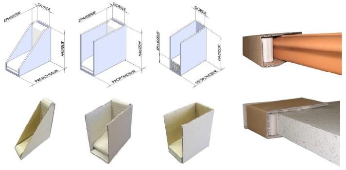 Calage coin carton avec renfort Corrupad - Protection d'angle - Dimensions variées_0