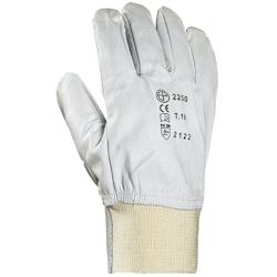 Coverguard - Gants manutention beige blanc en fleur chèvre EUROSTRONG 2250 (Pack de 10) Blanc / Beige Taille 9 - 3435241022493_0