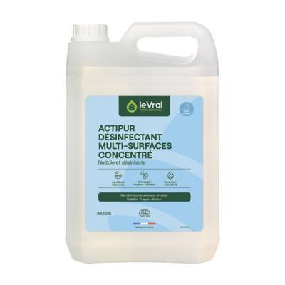 Désinfectant multi-usages concentré HACCP Le Vrai Actipur 5 L_0