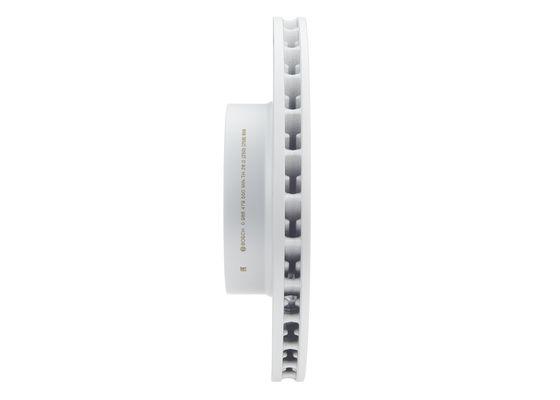 Disque de frein Bosch 0986479550 - poinçonné, ventilé, 5 trous, épaisseur 28 mm - côté avant_0