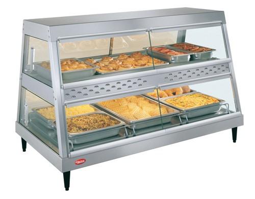 Vitrine de maintien chaud sans humidification 1 niveau -  l = 1156 mm - GRHD-3P_0