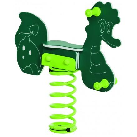 Jeu sur ressort Dragon - pour enfants de 3 à 6 ans - durable et sans entretien_0