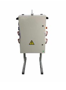Mcpatcx504 - Armoires électriques de chantier - H2MC - Fil incandescent 960°C/V0 - Armoire de distribution secondaire 40A en polyester RAL7035_0