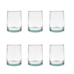 Novastyl - Lot 6 Gobelets Beldi Conique 25cl En Verre Recycle Transparent - 3256391025871_0