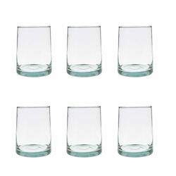 NOVASTYL - Lot 6 Gobelets Beldi Conique 25cl En Verre Recycle Transparent - 3256391025871_0