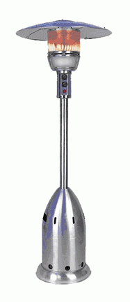 Parasol chauffant cosy lumineux inox_0