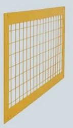 Protection d'accès pour barrière de sécurité - largeur 1000 mm - hauteur 450 mm - laquée jaune RAL 1023 - utilisation intérieure_0