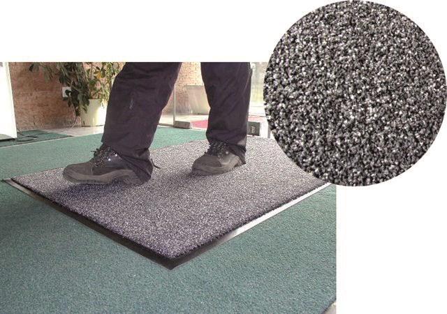 SODISE - Tapis d'accueil gris en PVC - 90x150cm - Réf. 17265_0