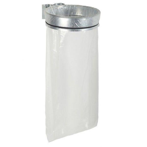 Support à sac poubelle 110 litres - Ecollecto modèle EXTREME - acier anti-UV, fixation murale ou sur poteau_0