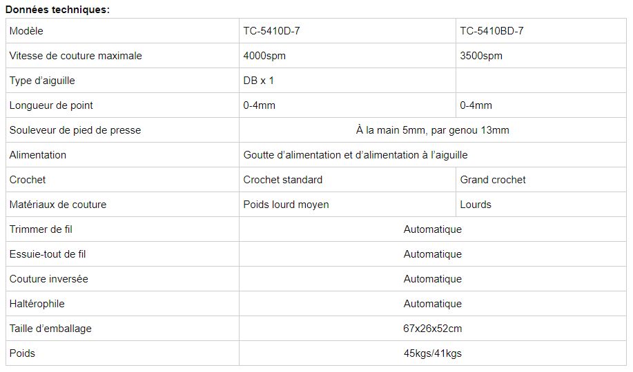 Tc-5410bd-7 - piqueuse plate - Topeagle International Ltd. - machine à coudre à aiguille simple haute vitesse avec trimmer automatique - 4000spm_1