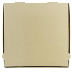 Boîte Pizza Neutre Brune - Carton - 40 x 40 x 3.5 cm - par 100 - marron en carton 3760394091325_0