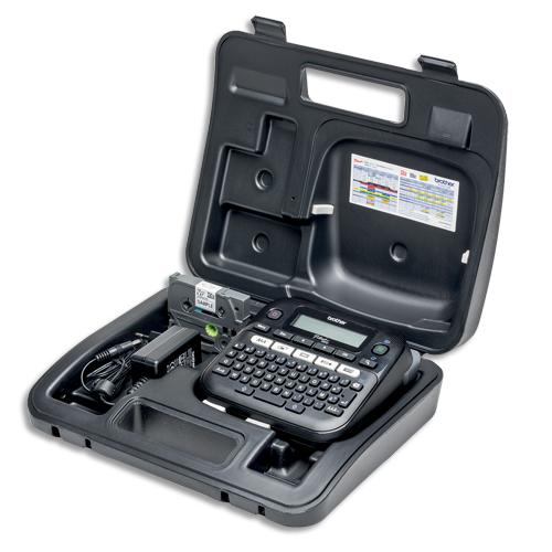 Brother etiqueteuse bureautique avec valise 12mm pt-d210vp