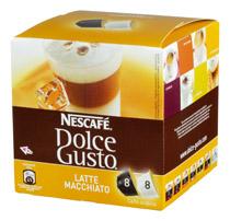 CAFÉ NESCAFÉ LATTE MACCHIATO DOSETTES POUR DOLCE GUSTO - BOÎTE DE 16