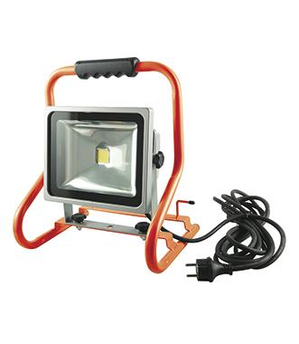 Éclairage de chantier - Projecteur LED filaire 30W - IP65, aluminium, 2400 lumens_0