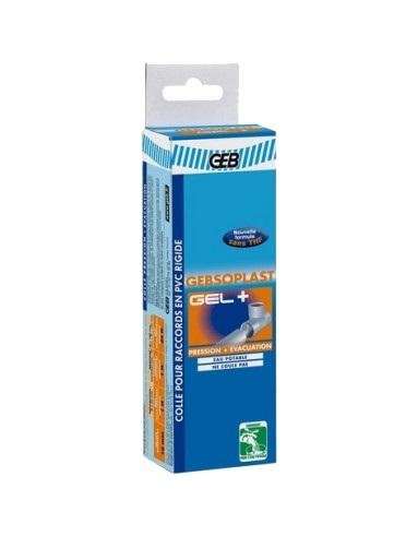 Colle gebsoplast gel plus pour raccord en pvc rigide 125ml - GEB - 504747 - 059260_0