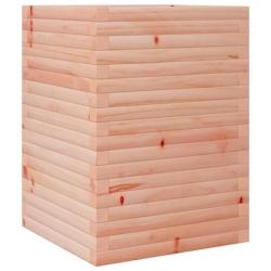 Helloshop26 - Jardinière bac lit surélevé plantes fleurs terrasse jardin 50 x 50 x 68,5 cm bois massif de douglas marron 02_0037671 - 3000213924251_0