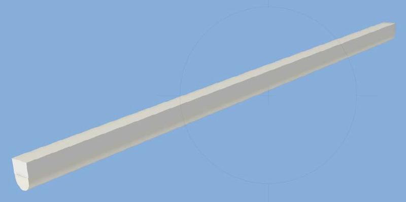 Hl-ge1500 - luminaire HORUS G.E pour salle à flux laminaire - 1500mm, LED à haut rendement et DALI-2 intégré_0