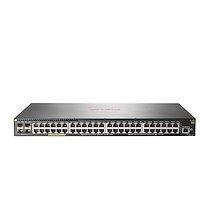 HPE Aruba Networking 2930F 48G PoE+ 4SFP Géré L3 Gigabit Ethernet (10/100/1000) Connexion Ethernet, supportant l'alimentation via ce port (PoE) 1U Gris_0