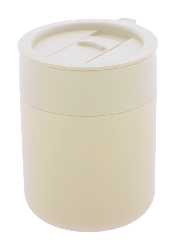 Mug de voyage en céramique - revêtement silicone et couvercle plastique PP - 300 ml_0
