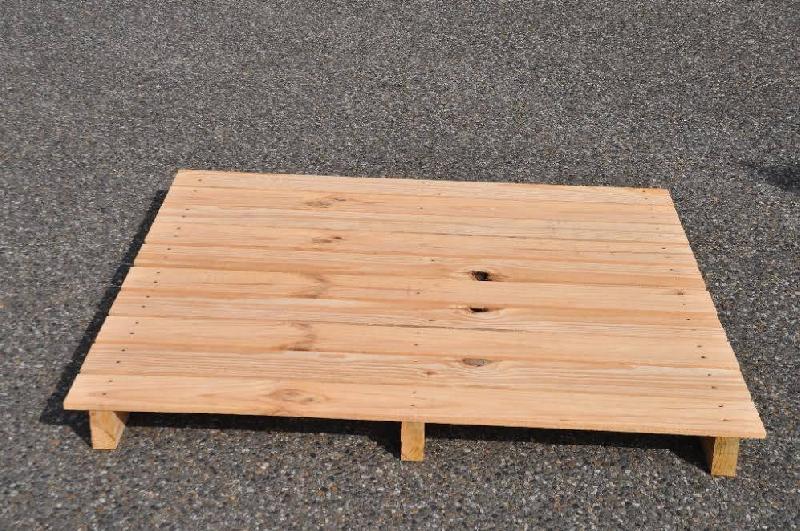 Palette en bois - plancher plein - sur mesure - format 80x120 ou dimensions personnalisées - conforme NIMP15 et certifiée PEFC_0