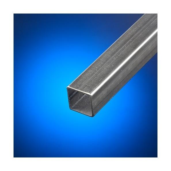 Lot De 2 Tubes Carrés En Acier Inoxydable 304 - 25x25x200 Mm, épaisseur 1,5 Mm - Pour Bricolage