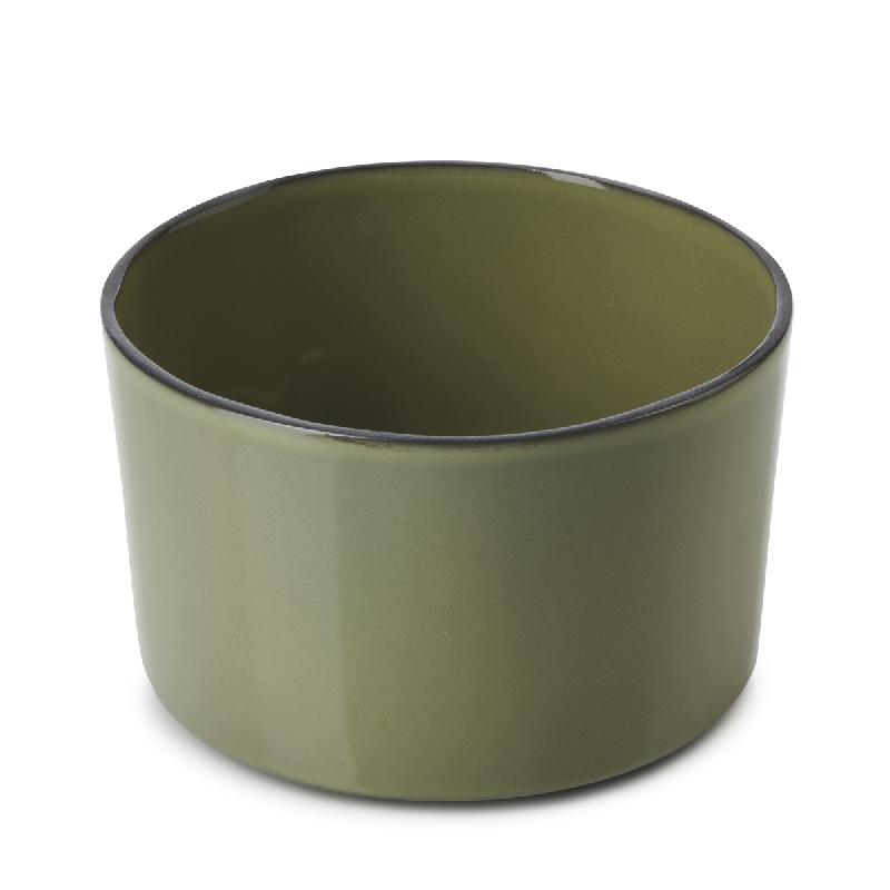 BOL ROND VERT PORCELAINE Ø 11 CM CARACTERE REVOL