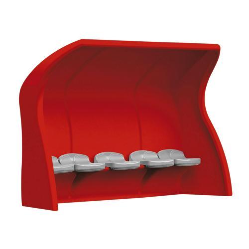 ABRI DE TOUCHE MONOBLOC ROUGE - ASSISE INDIVIDUELLE