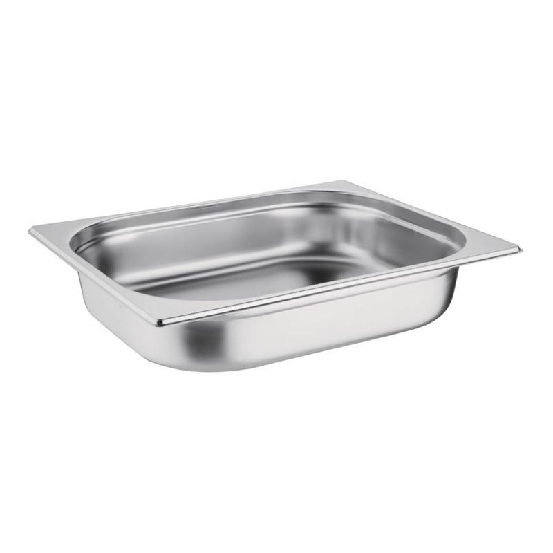 Bac gastronorme inox GN 1/2 65mm - K927 - 4L - 325x265x65mm - Argent_0